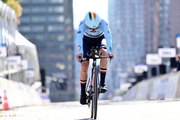 UCI 2026 Road World Championship, WM, Weltmeisterschaft Montreal 21 09 2026 MONTREAL, CANADA - SEPTEMBER 21 : Vierstraete Luca of Belgium during the Women U23 Individual Time Trial of the 2026 UCI Road World Championships 93th edition an UCI World Championships cycling race of XX km with start in Montreal and finish in Montreal on September 21, 2026 in Montreal, Canada, 21 09 2026 Montreal Canada  Copyright: xPeterxDexVoechtx