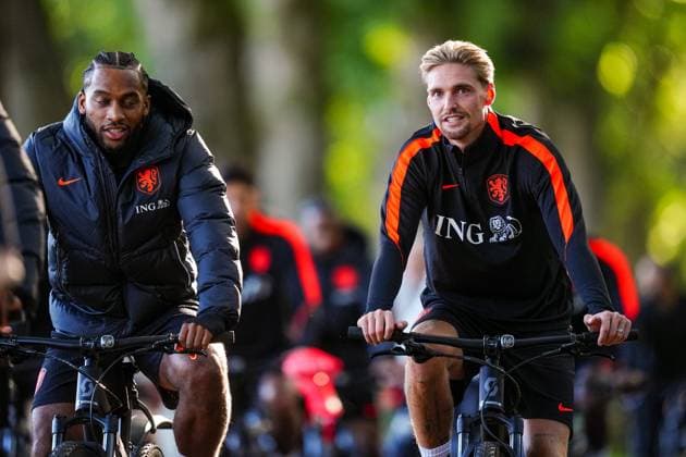 ZEIST , 21-09-2026 , KNVB Campus , season 2026 2027 , Dutch International football , Training session Netherlands , picture shows Netherlands player Kenneth Taylor arrived at the venue Training Netherlands 21-09-2026  x207384365x Copyright: