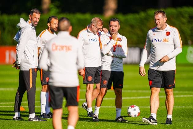 Football, Netherlands national team, training