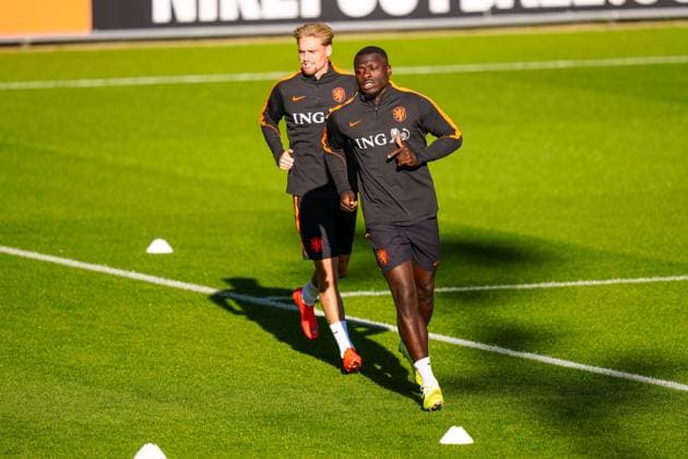 ZEIST , 21-09-2026 , KNVB Campus , season 2026 2027 , Dutch International football , Training session Netherlands , picture shows Netherlands player Brian Brobbey during the first training Training Netherlands 21-09-2026  x207384504x Copyright: