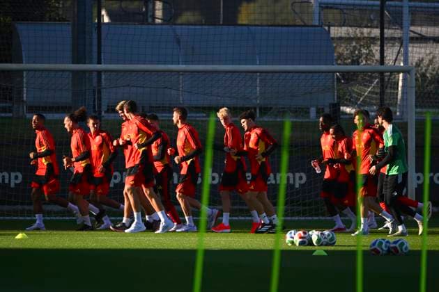 Italy v Belgium - UEFA Nations League 2026 Media Activities 21 09 2026 TUBIZE, BELGIUM - SEPTEMBER 21 : players of Belgium pictured during a training session ahead of the UEFA Nations League tournament league phase matchday 1 group A1 match between Italy and Belgium on September 21, 2026 in Tubize, Belgium, 21 09 2026 Tubize Belgium  Copyright: xVincentxKalutx