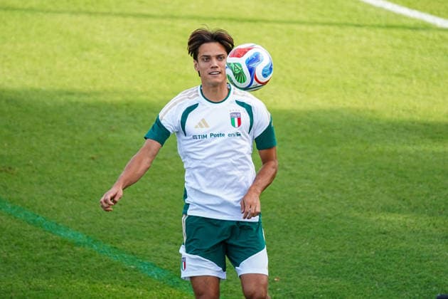 Samuele Ricci during the Italia team training at federal technical center of Coverciano, Florence, Italy - September 21, 2026. - Soccer  Copyright: xSaraxEsposito LaPressex