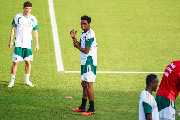 Honest Ahanor during the Italia team training at federal technical center of Coverciano, Florence, Italy - September 21, 2026. - Soccer  Copyright: xSaraxEsposito LaPressex