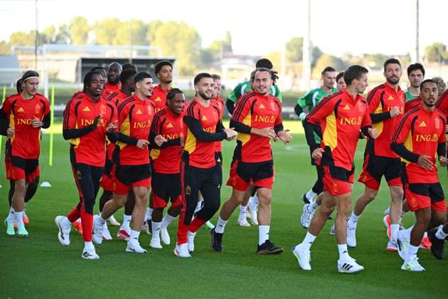 Football, Belgium national team, training