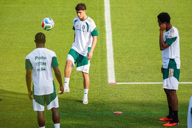 Samuele Inacio during the Italia team training at federal technical center of Coverciano, Florence, Italy - September 21, 2026. - Soccer  Copyright: xSaraxEsposito LaPressex