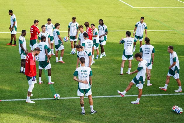 The Italia team during training at federal technical center of Coverciano, Florence, Italy - September 21, 2026. - Soccer  Copyright: xSaraxEsposito LaPressex