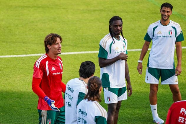Marco Carnesecchi during the Italia team training at federal technical center of Coverciano, Florence, Italy - September 21, 2026. - Soccer  Copyright: xSaraxEsposito LaPressex