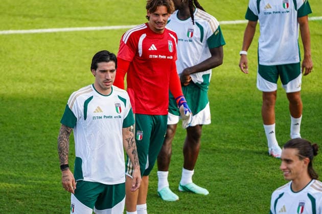 Sandro Tonali during the Italia team training at federal technical center of Coverciano, Florence, Italy - September 21, 2026. - Soccer  Copyright: xSaraxEsposito LaPressex
