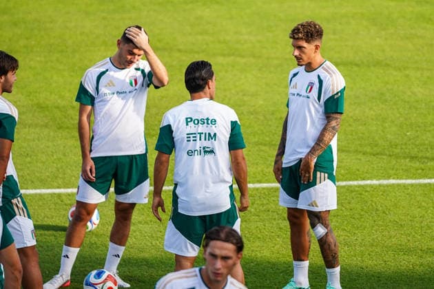 Giovanni Di Lorenzo during the Italia team training at federal technical center of Coverciano, Florence, Italy - September 21, 2026. - Soccer  Copyright: xSaraxEsposito LaPressex
