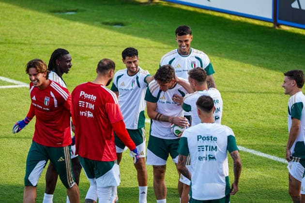 NicolÃ² Zaniolo during the Italia team training at federal technical center of Coverciano, Florence, Italy - September 21, 2026. - Soccer  Copyright: xSaraxEsposito LaPressex
