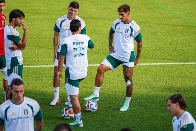 Giovanni Di Lorenzo during the Italia team training at federal technical center of Coverciano, Florence, Italy - September 21, 2026. - Soccer  Copyright: xSaraxEsposito LaPressex
