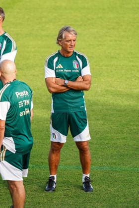 The head coach Roberto Mancini during the Italia team training at federal technical center of Coverciano, Florence, Italy - September 21, 2026. - Soccer  Copyright: xSaraxEsposito LaPressex