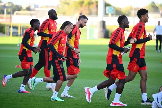 Italy v Belgium - UEFA Nations League 2026 Media Activities 21 09 2026 TUBIZE, BELGIUM - SEPTEMBER 21 : Lukaku Romelu forward of Belgium pictured during a training session ahead of the UEFA Nations League tournament league phase matchday 1 group A1 match between Italy and Belgium on September 21, 2026 in Tubize, Belgium, 21 09 2026 Tubize Belgium  Copyright: xVincentxKalutx