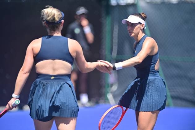 Villa Lobos Park, Sao Paulo (SP), 09 21 2026 - SPORTS SP OPEN WTA, Tennis Damen 250 - Luisa Stefani and Gabriela Dabrowski - Match between the pairs Luisa Stefani (BRA) and Gabriela Dabrowski (CAN) x Anna Rogers (USA) and Allura Zamarripa (USA), valid for the final of the doubles tournament of the SP Open WTA 250, held on Court 1 of Villa Lobos Park, in Sao Paulo, on the morning of this Monday, 20 (Photo: Eduardo Carmim Photo Premium SPP) 30930 (Eduardo Carmim SPP) Copyright: xEduardoxCarmimx xSPPx spp-en-EdCa-eduardo_carmim_photo_premium_509996