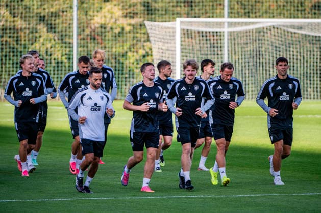 Training of the Czech national soccer team before the Nations League match against Croatia, in Prague, Czech Republic, September 21, 2026. (CTKxPhoto VitxSimanek) CTKPhotoP2026092106588  CTKPhotoP2026092106588