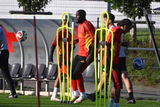 Italy v Belgium - UEFA Nations League 2026 Media Activities 21 09 2026 TUBIZE, BELGIUM - SEPTEMBER 21 : Lukaku Romelu forward of Belgium pictured during a training session ahead of the UEFA Nations League tournament league phase matchday 1 group A1 match between Italy and Belgium on September 21, 2026 in Tubize, Belgium, 21 09 2026 Tubize Belgium  Copyright: xVincentxKalutx