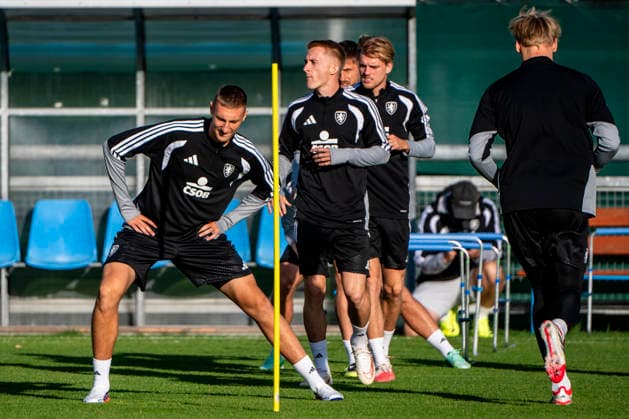 Football, Czech Republic national team, training