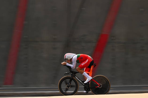 2026 UCI Road World Championships Picture by Chris Auld SWpix.com - 21 09 2026 - Cycling - 2026 UCI Road World Championships - MontrÃ al, Canada - Men Under-23 Individual Time Trial (ITT) - Nicholas van der Merwe (Bulgaria) Copyright: x xSWpix.comx(t axPhotographyxHubxLtd)xChrisxAuld SWpix.comx SWP-3521-0858