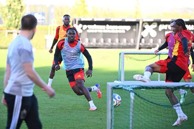 Italy v Belgium - UEFA Nations League 2026 Media Activities 21 09 2026 TUBIZE, BELGIUM - SEPTEMBER 21 : Lavia Romeo midfielder of Belgium pictured during a training session ahead of the UEFA Nations League tournament league phase matchday 1 group A1 match between Italy and Belgium on September 21, 2026 in Tubize, Belgium, 21 09 2026 Tubize Belgium  Copyright: xVincentxKalutx