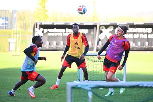 Italy v Belgium - UEFA Nations League 2026 Media Activities 21 09 2026 TUBIZE, BELGIUM - SEPTEMBER 21 : Lukebakio Dodi forward of Belgium pictured during a training session ahead of the UEFA Nations League tournament league phase matchday 1 group A1 match between Italy and Belgium on September 21, 2026 in Tubize, Belgium, 21 09 2026 Tubize Belgium  Copyright: xVincentxKalutx