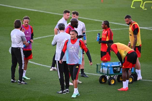 Italy v Belgium - UEFA Nations League 2026 Media Activities 21 09 2026 TUBIZE, BELGIUM - SEPTEMBER 21 : Da Silva Moreira Diego midfielder of Belgium pictured during a training session ahead of the UEFA Nations League tournament league phase matchday 1 group A1 match between Italy and Belgium on September 21, 2026 in Tubize, Belgium, 21 09 2026 Tubize Belgium  Copyright: xVincentxKalutx