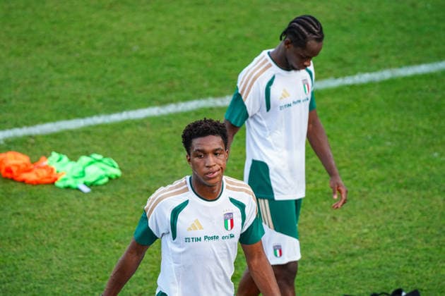 Honest Ahanor during the Italia team training at federal technical center of Coverciano, Florence, Italy - September 21, 2026. - Soccer  Copyright: xSaraxEsposito LaPressex