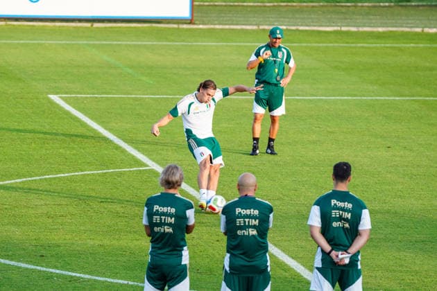 Francesco Pio Esposito during the Italia team training at federal technical center of Coverciano, Florence, Italy - September 21, 2026. - Soccer  Copyright: xSaraxEsposito LaPressex