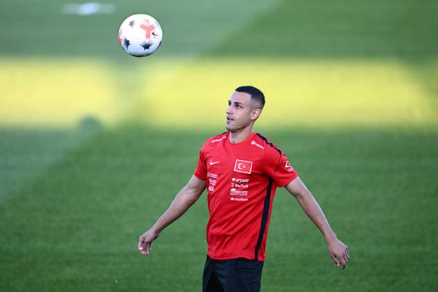 Turkiye national football team begins preparations for France match ISTANBUL, TURKIYE - SEPTEMBER 21: Bartug Elmaz of Turkiye takes part in a training session at the Hasan Dogan National Teams Camp and Training Facilities in Riva as the national team, Nationalteam prepares for its UEFA Nations League A Group 1 match against France in Kocaeli on September 25, in Istanbul, Turkiye, on September 21, 2026. Hakan Akgun Anadolu Istanbul Turkey. Editorial use only. Please get in touch for any other usage.  Copyright: x2026xAnadoluxHakanxAkgunx