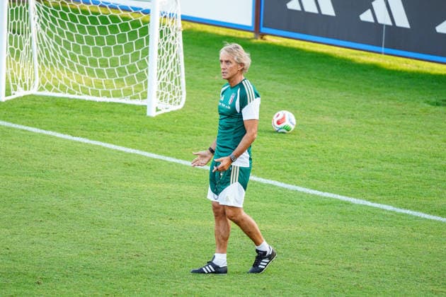 The head coach Roberto Mancini during the Italia team training at federal technical center of Coverciano, Florence, Italy - September 21, 2026. - Soccer  Copyright: xSaraxEsposito LaPressex