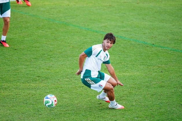 Antonio Vergara during the Italia team training at federal technical center of Coverciano, Florence, Italy - September 21, 2026. - Soccer  Copyright: xSaraxEsposito LaPressex