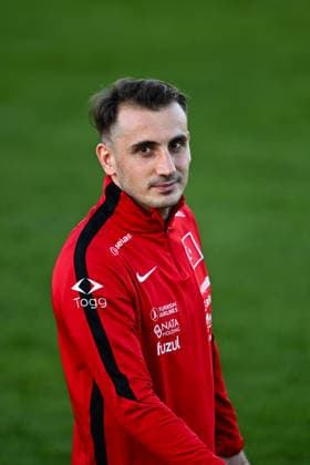 Turkiye national football team begins preparations for France match ISTANBUL, TURKIYE - SEPTEMBER 21: Kerem Akturkoglu of Turkiye takes part in a training session at the Hasan Dogan National Teams Camp and Training Facilities in Riva as the national team, Nationalteam prepares for its UEFA Nations League A Group 1 match against France in Kocaeli on September 25, in Istanbul, Turkiye, on September 21, 2026. Hakan Akgun Anadolu Istanbul Turkey. Editorial use only. Please get in touch for any other usage.  Copyright: x2026xAnadoluxHakanxAkgunx