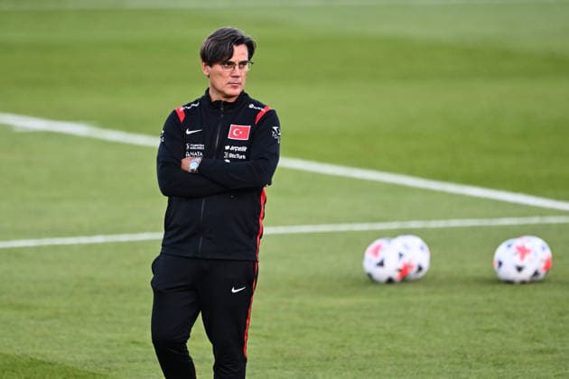 Turkish national football team prepares for UEFA Nations League clash against France ISTANBUL, TURKIYE - SEPTEMBER 21: Turkish national football team attends a training session under the lead of head coach Vincenzo Montella ahead of the UEFA Nations League A Group 1 clash against France, at Hasan Dogan Facilities in Istanbul, Turkiye on September 21, 2026. Hakan Akgun Anadolu Istanbul Turkey. Editorial use only. Please get in touch for any other usage.  Copyright: x2026xAnadoluxHakanxAkgunx