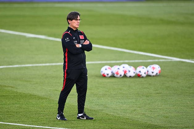 Turkish national football team prepares for UEFA Nations League clash against France ISTANBUL, TURKIYE - SEPTEMBER 21: Turkish national football team attends a training session under the lead of head coach Vincenzo Montella ahead of the UEFA Nations League A Group 1 clash against France, at Hasan Dogan Facilities in Istanbul, Turkiye on September 21, 2026. Hakan Akgun Anadolu Istanbul Turkey. Editorial use only. Please get in touch for any other usage.  Copyright: x2026xAnadoluxHakanxAkgunx