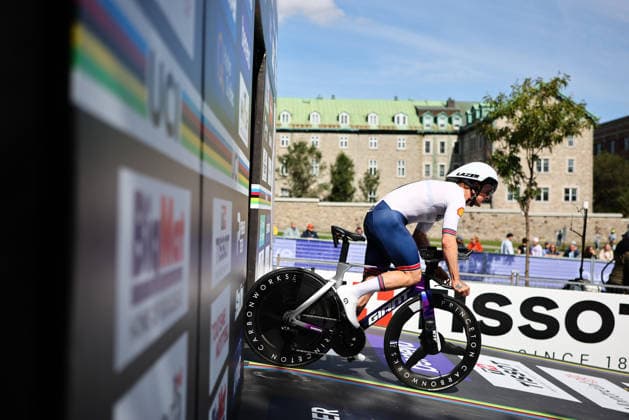 2026 UCI Road World Championships Picture by Alex Whitehead SWpix.com - 21 09 2026 - Cycling - 2026 UCI Road World Championships - MontrÃ al, Canada - Men Under-23 Individual Time Trial (ITT) - Ben Wiggins (Great Britain) MontrÃ al Avenue du Parc Canada Copyright: x xSWpix.comx(t axPhotographyxHubxLtd)xAlexxWhitehead SWpix.comx SWP-3521-1022