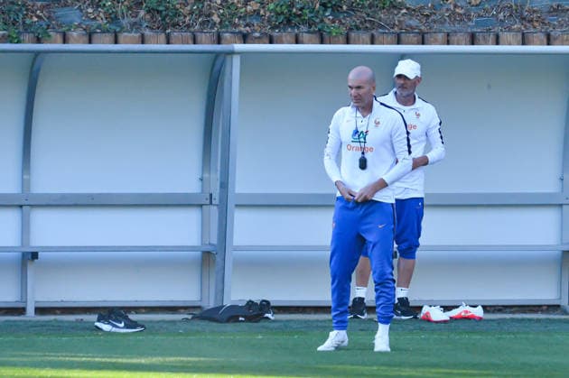 FOOTBALL : Entrainement de l™Equipe de France - 21 09 2026 ZinÃ dine Zidane (France) ClairefontaineFrance  Copyright: xBaptistexAutissierx