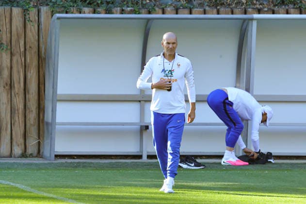 FOOTBALL : Entrainement de l™Equipe de France - 21 09 2026 ZinÃ dine Zidane (France) ClairefontaineFrance  Copyright: xBaptistexAutissierx