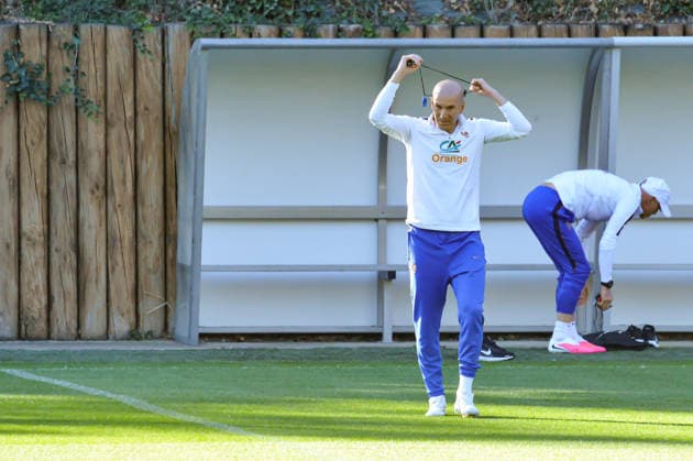 FOOTBALL : Entrainement de l™Equipe de France - 21 09 2026 ZinÃ dine Zidane (France) ClairefontaineFrance  Copyright: xBaptistexAutissierx