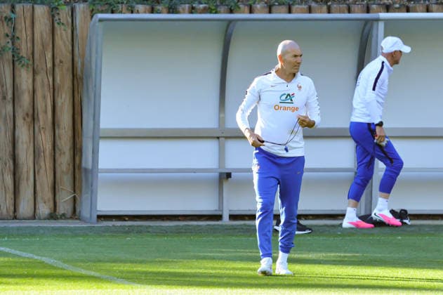 FOOTBALL : Entrainement de l™Equipe de France - 21 09 2026 ZinÃ dine Zidane (France) ClairefontaineFrance  Copyright: xBaptistexAutissierx