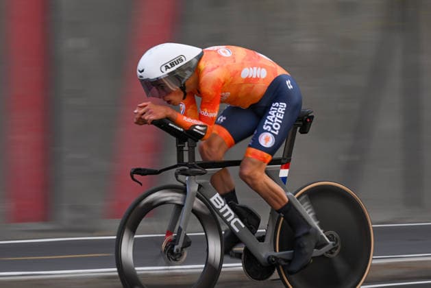 2026 UCI Road World Championships Picture by Chris Auld SWpix.com - 21 09 2026 - Cycling - 2026 UCI Road World Championships - MontrÃ al, Canada - Men Under-23 Individual Time Trial (ITT) - Ryan Gal (Netherlands) Copyright: x xSWpix.comx(t axPhotographyxHubxLtd)xChrisxAuld SWpix.comx SWP-3521-1088