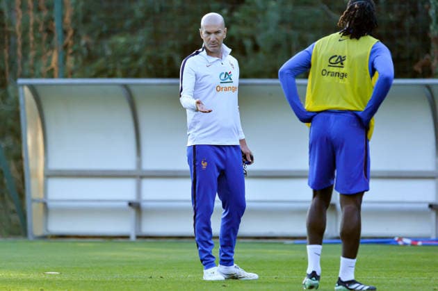 FOOTBALL : Entrainement de l™Equipe de France - 21 09 2026 ZinÃ dine Zidane (France) ClairefontaineFrance  Copyright: xBaptistexAutissierx