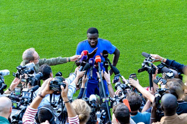 FOOTBALL : Entrainement de l™Equipe de France - 21 09 2026 Dayot Upamecano (France) ClairefontaineFrance  Copyright: xBaptistexAutissierx