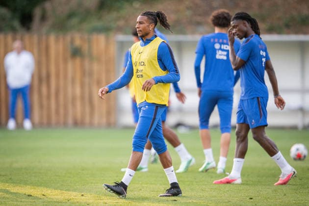 First training session for the French national team, Nationalteam with Zidane - Clairefontaine France s forward Michael Olise during a training session four days ahead of France s UEFA Nations League football match against Turkey in Clairefontaine-en-Yvelines outside Paris, on September 21, 2026. The gathering is the first of the French national team under its new coach Zinedine Zidane, appointed on July 28, 2026 on a four-year contract. The Nations League, which France won in 2021, will dominate Zidane s attention in the coming months before the draw for the Euro 2028 qualifying tournament takes place in early December.Photo by Alexis Jumeau ABACAPRESS.COM Clairefontaine-en-Yvelines France  Copyright: xJumeauxAlexis ABACAx