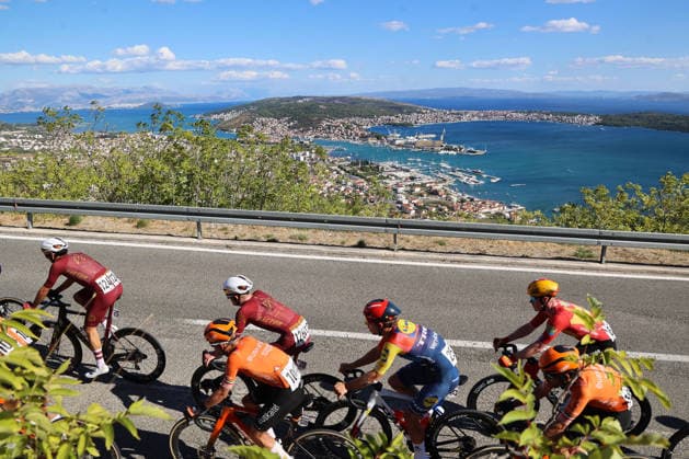 CRO Race 2026: Stage 1 Cyclists compete during the first stage of the CRO Race 2026, a 167-kilometre route from Split to Seget Donji in Seget Donji, Croatia on September 22, 2026. The six-stage race runs from September 22 to 27 across Croatia.  IvanaxIvanovic PIXSELL