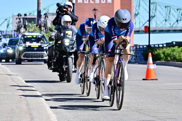 Guazzini Vittoria, Longo Borghini Elisa, Trinca Colonel Monica Mixed Relay 2026 Road Cycling World Championships Montreal Guazzini Vittoria, Longo Borghini Elisa, Monica Trinca Colonel Italy, Italy 7th place in the Mixed Relay TTT at the 2026 UCI Road World Championships in Montreal, Canada The Road World Championships mark the 99th edition of the annual global road cycling competition Mixed Relay UCI Road World Championships, Road Cycling World Championships
