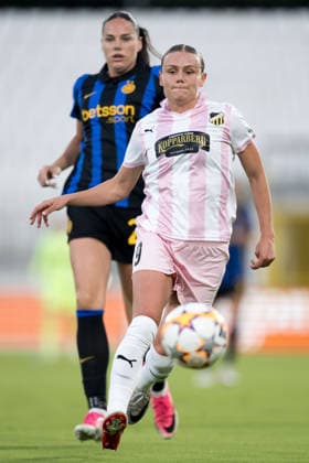 September 22, 2026: Maja Bodin of Häcken during the Women’s Champions League soccer match between Inter and Häcken on September 22, 2026 in Monza. Photo by Carl Sandin. BILDBYRAN code CS CS0982 soccer football fotball UEFA Women s Champions League Inter Häcken women s BBENG soccer football fotball UEFA Women s Champions League Inter Häcken women s BBENG  Copyright: CARLxSANDIN BB260922CS072