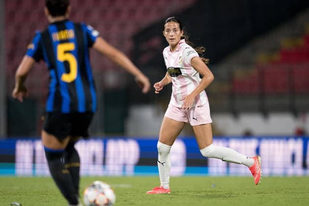 September 22, 2026: Delaney Egbuka of Häcken during the Women’s Champions League soccer match between Inter and Häcken on September 22, 2026 in Monza. Photo by Carl Sandin. BILDBYRAN code CS CS0982 soccer football fotball UEFA Women’s Champions League Inter Häcken women’s BBENG soccer football fotball UEFA Women’s Champions League Inter Häcken women’s BBENG  Copyright: CARLxSANDIN BB260922CS109