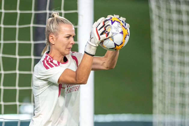 September 22, 2026, Madrid, Madrid, Spain: 1 MERLE FROHMS of Real Madrid CF Femenino in action during the Women s Champions League match between REAL MADRID FEMENINO and PARIS SAINT-GERMAIN FC, held on September 22, 2026, in Valdebebas, Madrid, Spain. Madrid Spain - ZUMAc312 20260922_zsp_c312_014 Copyright: xOscarxManuelxSanchezx