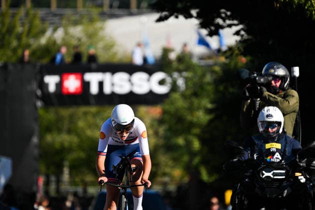 2026 UCI Road World Championships Picture by Zac Williams SWpix.com - 22 09 2026 - Cycling - 2026 UCI Road World Championships - MontrÃ al, Canada - Women Junior Individual Time Trial (ITT) - Aalia Clay (Great Britain) Copyright: x xSWpix.comx(t axPhotographyxHubxLtd)xZacxWilliams SWpix.comx SWP-3521-1727