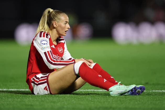 Arsenal gegen HB Koge Frauen, 22. September 2026, Borehamwood, UEFA Women’s Champions League, Arsenal gegen HB Koge Frauen, Chloe Kelly von Arsenal, Foto: Charlotte Wilson, Offside, Borehamwood, Großbritannien  Copyright: xCharlottexWilsonx xOffsidexOffside