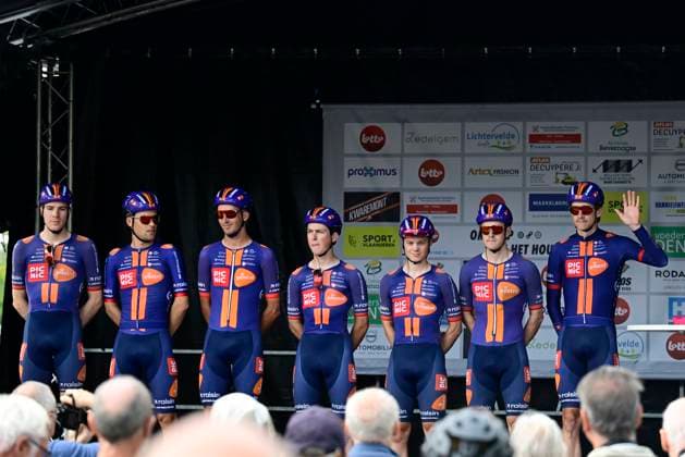 Omloop van het Houtland 2026 Cycling Race LICHTERVELDE, BELGIUM - SEPTEMBER 23 : Biesterbos Frits (NED) of Team Picnic PostNL during the 80th edition of Omloop van het Houtland an UCI Class 1.1 one day cycling road race for Men Elite of 190 km with start in Zedelgem and finish in Lichtervelde on September 23, 2026 in Lichtervelde, Belgium, 23 09 2026 Lichtervelde Belgium  Copyright: xJanxDexMeuleneirx